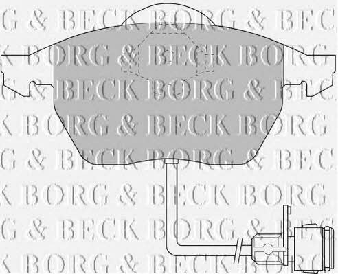 Borg & beck BBP1392 Гальмівні колодки, комплект BBP1392: Купити в Україні - Добра ціна на EXIST.UA!
