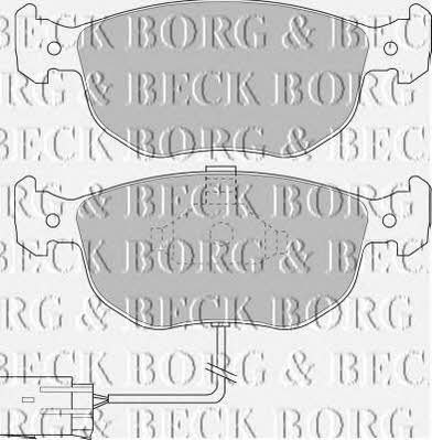 Borg & beck BBP1394 Гальмівні колодки, комплект BBP1394: Купити в Україні - Добра ціна на EXIST.UA!