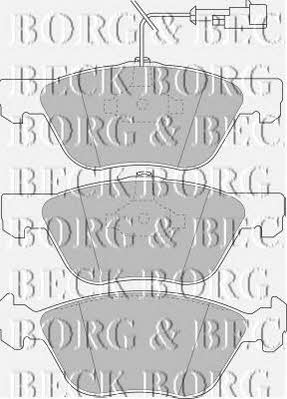 Borg & beck BBP1396 Гальмівні колодки, комплект BBP1396: Купити в Україні - Добра ціна на EXIST.UA!