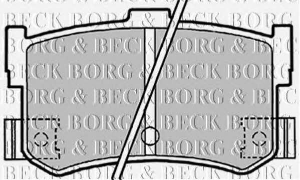 Borg & beck BBP1413 Гальмівні колодки, комплект BBP1413: Купити в Україні - Добра ціна на EXIST.UA!