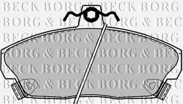 Borg & beck BBP1417 Гальмівні колодки, комплект BBP1417: Приваблива ціна - Купити в Україні на EXIST.UA!