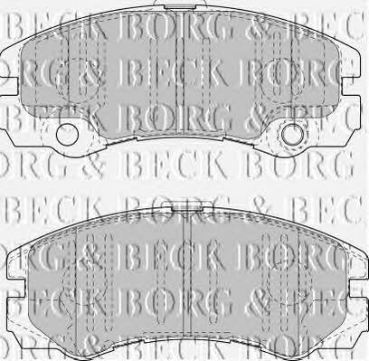 Borg & beck BBP1419 Гальмівні колодки, комплект BBP1419: Купити в Україні - Добра ціна на EXIST.UA!