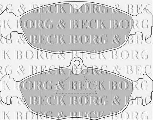 Borg & beck BBP1424 Гальмівні колодки, комплект BBP1424: Купити в Україні - Добра ціна на EXIST.UA!