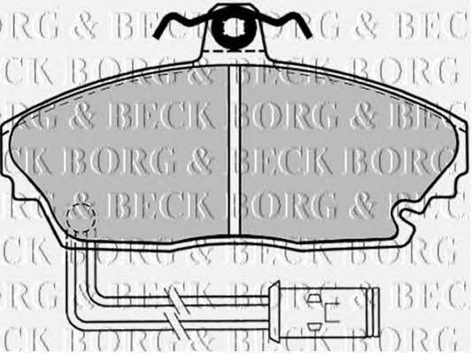 Borg & beck BBP1432 Гальмівні колодки, комплект BBP1432: Приваблива ціна - Купити в Україні на EXIST.UA!