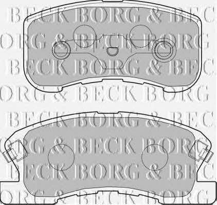 Borg & beck BBP1434 Гальмівні колодки, комплект BBP1434: Приваблива ціна - Купити в Україні на EXIST.UA!