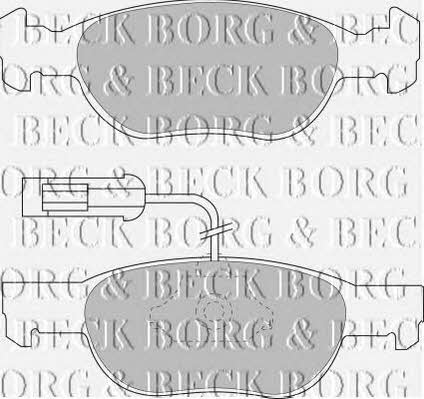 Borg & beck BBP1441 Гальмівні колодки, комплект BBP1441: Купити в Україні - Добра ціна на EXIST.UA!