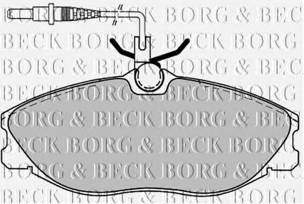 Borg & beck BBP1443 Гальмівні колодки, комплект BBP1443: Купити в Україні - Добра ціна на EXIST.UA!