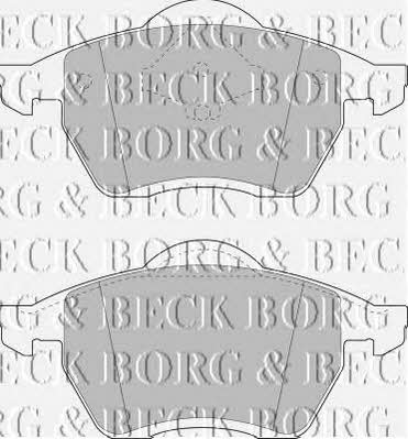 Borg & beck BBP1446 Гальмівні колодки, комплект BBP1446: Купити в Україні - Добра ціна на EXIST.UA!