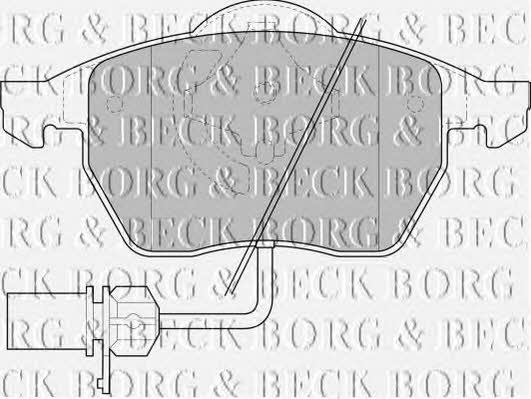 Borg & beck BBP1447 Гальмівні колодки, комплект BBP1447: Купити в Україні - Добра ціна на EXIST.UA!