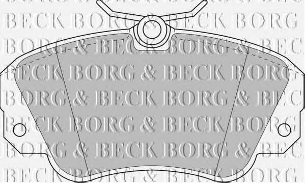 Borg & beck BBP1448 Гальмівні колодки, комплект BBP1448: Купити в Україні - Добра ціна на EXIST.UA!