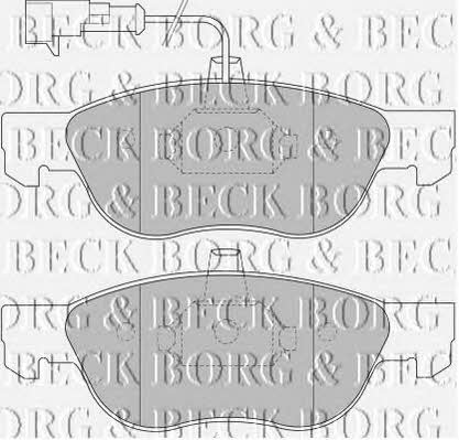Borg & beck BBP1452 Гальмівні колодки, комплект BBP1452: Приваблива ціна - Купити в Україні на EXIST.UA!