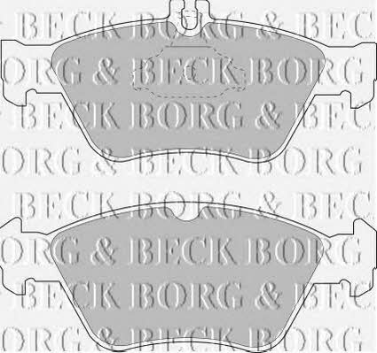 Borg & beck BBP1454 Гальмівні колодки, комплект BBP1454: Купити в Україні - Добра ціна на EXIST.UA!