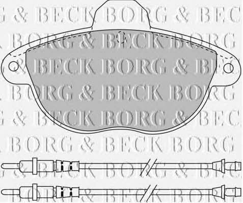 Borg & beck BBP1455 Гальмівні колодки, комплект BBP1455: Купити в Україні - Добра ціна на EXIST.UA!