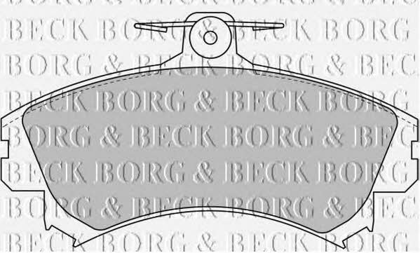 Borg & beck BBP1458 Гальмівні колодки, комплект BBP1458: Купити в Україні - Добра ціна на EXIST.UA!