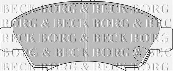 Borg & beck BBP1467 Гальмівні колодки, комплект BBP1467: Приваблива ціна - Купити в Україні на EXIST.UA!