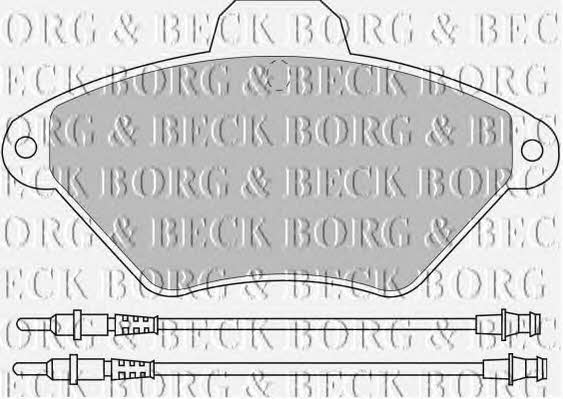Borg & beck BBP1468 Гальмівні колодки, комплект BBP1468: Купити в Україні - Добра ціна на EXIST.UA!