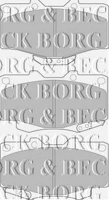 Borg & beck BBP1469 Гальмівні колодки, комплект BBP1469: Купити в Україні - Добра ціна на EXIST.UA!