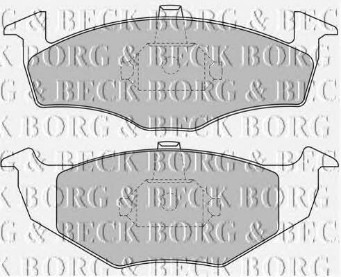 Borg & beck BBP1471 Гальмівні колодки, комплект BBP1471: Приваблива ціна - Купити в Україні на EXIST.UA!