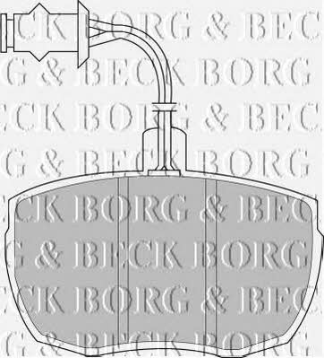 Borg & beck BBP1481 Гальмівні колодки, комплект BBP1481: Купити в Україні - Добра ціна на EXIST.UA!