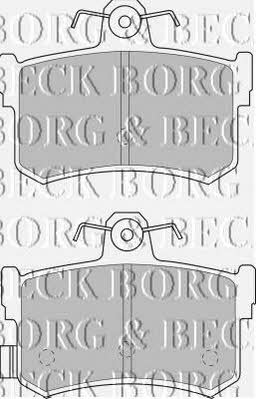Borg & beck BBP1482 Гальмівні колодки, комплект BBP1482: Купити в Україні - Добра ціна на EXIST.UA!