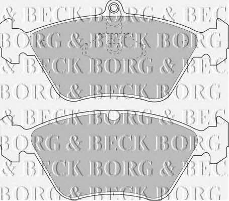 Borg & beck BBP1487 Гальмівні колодки, комплект BBP1487: Купити в Україні - Добра ціна на EXIST.UA!