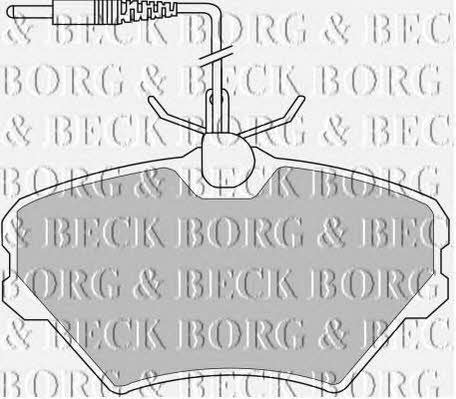 Borg & beck BBP1490 Гальмівні колодки, комплект BBP1490: Купити в Україні - Добра ціна на EXIST.UA!