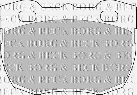 Borg & beck BBP1496 Гальмівні колодки, комплект BBP1496: Купити в Україні - Добра ціна на EXIST.UA!
