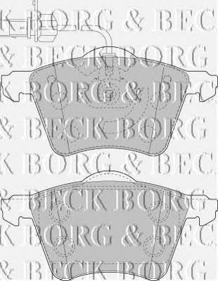 Borg & beck BBP1498 Гальмівні колодки, комплект BBP1498: Купити в Україні - Добра ціна на EXIST.UA!