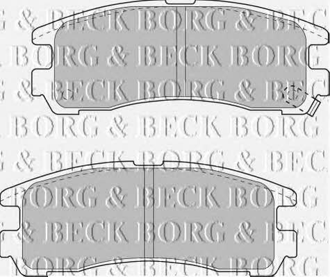 Borg & beck BBP1500 Гальмівні колодки, комплект BBP1500: Купити в Україні - Добра ціна на EXIST.UA!