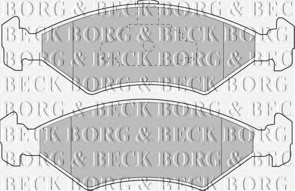 Borg & beck BBP1509 Гальмівні колодки, комплект BBP1509: Купити в Україні - Добра ціна на EXIST.UA!