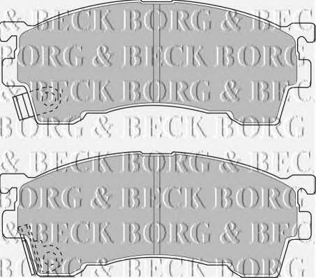Borg & beck BBP1516 Гальмівні колодки, комплект BBP1516: Купити в Україні - Добра ціна на EXIST.UA!