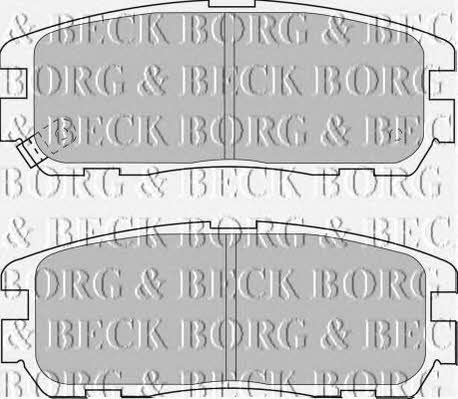 Borg & beck BBP1517 Гальмівні колодки, комплект BBP1517: Купити в Україні - Добра ціна на EXIST.UA!