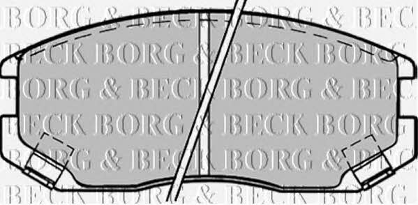 Borg & beck BBP1518 Гальмівні колодки, комплект BBP1518: Купити в Україні - Добра ціна на EXIST.UA!