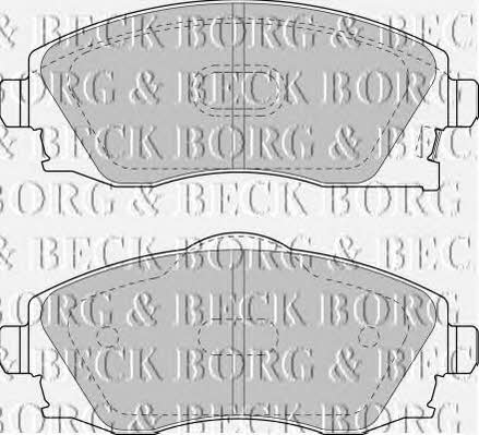 Borg & beck BBP1523 Гальмівні колодки, комплект BBP1523: Купити в Україні - Добра ціна на EXIST.UA!