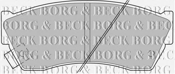 Borg & beck BBP1529 Гальмівні колодки, комплект BBP1529: Купити в Україні - Добра ціна на EXIST.UA!