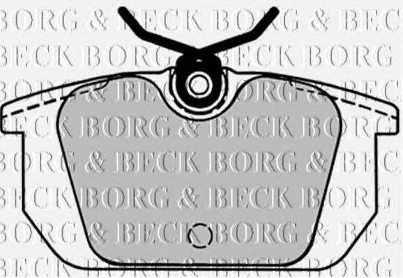 Borg & beck BBP1534 Гальмівні колодки, комплект BBP1534: Купити в Україні - Добра ціна на EXIST.UA!