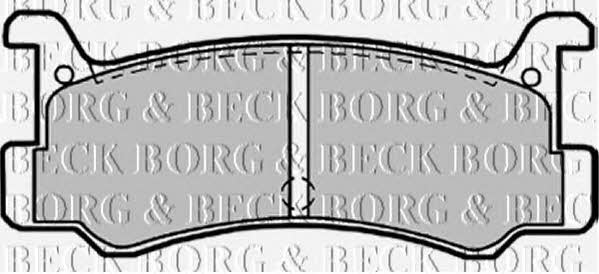 Borg & beck BBP1540 Гальмівні колодки, комплект BBP1540: Купити в Україні - Добра ціна на EXIST.UA!