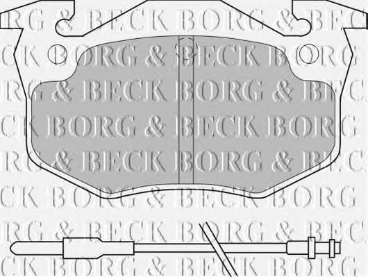 Borg & beck BBP1545 Гальмівні колодки, комплект BBP1545: Купити в Україні - Добра ціна на EXIST.UA!