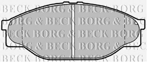 Borg & beck BBP1548 Гальмівні колодки, комплект BBP1548: Купити в Україні - Добра ціна на EXIST.UA!