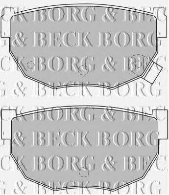 Borg & beck BBP1549 Гальмівні колодки, комплект BBP1549: Купити в Україні - Добра ціна на EXIST.UA!