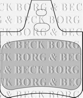 Borg & beck BBP1550 Гальмівні колодки, комплект BBP1550: Купити в Україні - Добра ціна на EXIST.UA!
