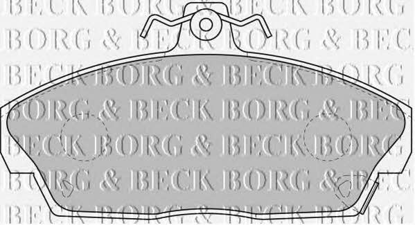 Borg & beck BBP1559 Гальмівні колодки, комплект BBP1559: Приваблива ціна - Купити в Україні на EXIST.UA!