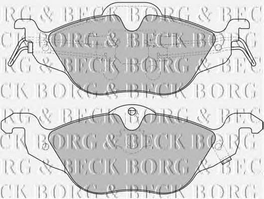 Borg & beck BBP1563 Гальмівні колодки, комплект BBP1563: Купити в Україні - Добра ціна на EXIST.UA!