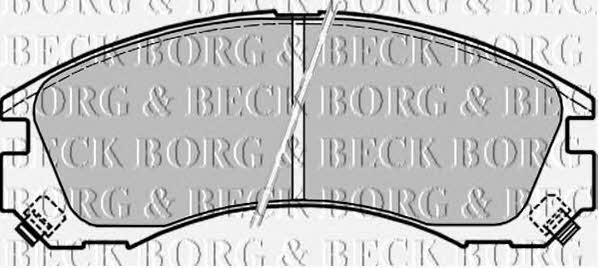 Borg & beck BBP1565 Гальмівні колодки, комплект BBP1565: Купити в Україні - Добра ціна на EXIST.UA!