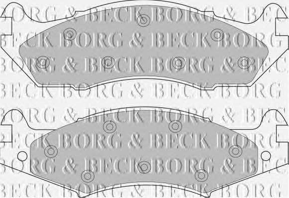 Borg & beck BBP1566 Гальмівні колодки, комплект BBP1566: Купити в Україні - Добра ціна на EXIST.UA!