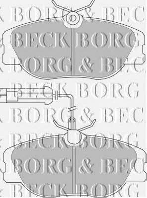 Borg & beck BBP1567 Гальмівні колодки, комплект BBP1567: Купити в Україні - Добра ціна на EXIST.UA!