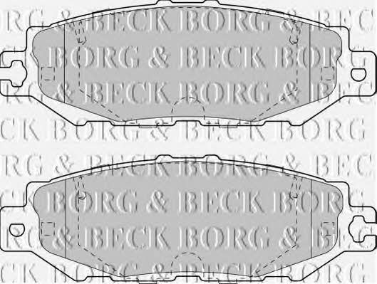 Borg & beck BBP1570 Гальмівні колодки, комплект BBP1570: Купити в Україні - Добра ціна на EXIST.UA!
