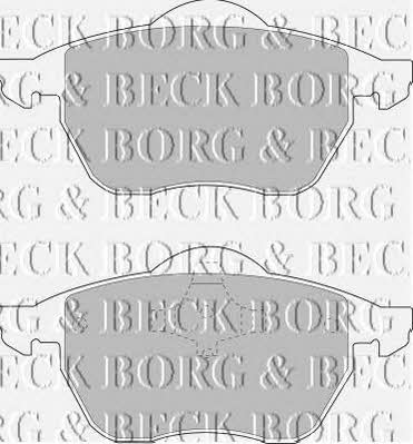 Borg & beck BBP1575 Гальмівні колодки, комплект BBP1575: Купити в Україні - Добра ціна на EXIST.UA!
