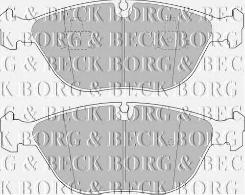 Borg & beck BBP1578 Гальмівні колодки, комплект BBP1578: Купити в Україні - Добра ціна на EXIST.UA!