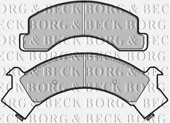 Borg & beck BBP1580 Гальмівні колодки, комплект BBP1580: Купити в Україні - Добра ціна на EXIST.UA!
